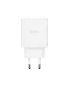Зарядний пристрій Hoco N50 (1 USB + 2 USB-C) PD 45W Білий (White)