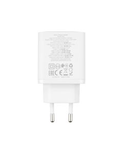 Зарядний пристрій Hoco N50 (1 USB + 2 USB-C) PD 45W Білий (White)
