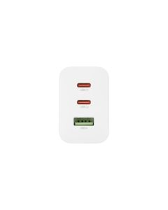 Зарядний пристрій Hoco N51 (1 USB + 2 USB-C) 65W Білий (White)