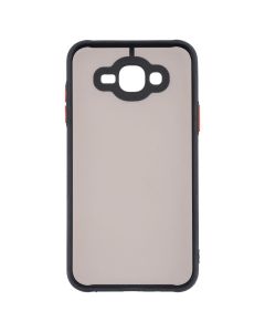 Чохол накладка для Samsung J7 (2015) Gingle Matte Case Чорна (Black) P1