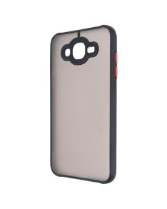 Чохол накладка для Samsung J7 (2015) Gingle Matte Case Чорна (Black) P1