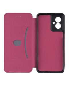 Чехол-кейс для Motorola G55 Flip Красный (Ruby) MakeFuture