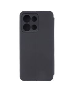 Чохол кейс для Motorola G75 Flip Чорний (Black) MakeFuture