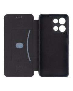Чохол кейс для Motorola G75 Flip Чорний (Black) MakeFuture