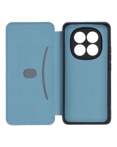 Чохол кейс для Xiaomi Redmi Note 14 Pro Flip Синій (Teal) MakeFuture