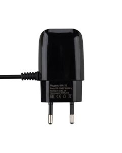 Зарядний пристрій Walker WH-22 1A + кабель Micro-USB Чорний (Black)