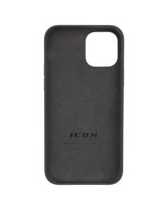 Чехол-накладка для iPhone 12/12 Pro Icon Case Черный (Black)