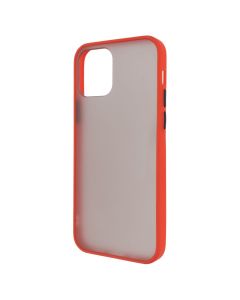Чехол-накладка для iPhone 12/12 Pro Gingle Matte Case Красный (Красно-черный)