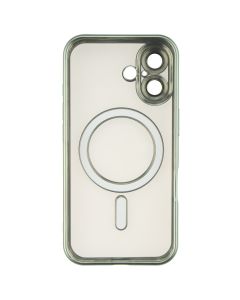 Чохол накладка для iPhone 16 WAVE Metal Matte Case with Magnetic Ring Зелена (Teal)