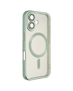 Чохол накладка для iPhone 16 WAVE Metal Matte Case with Magnetic Ring Зелена (Teal)
