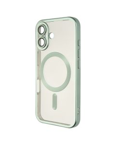 Чохол накладка для iPhone 16 WAVE Metal Matte Case with Magnetic Ring Зелена (Teal)