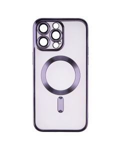 Чехол накладка для iPhone 14 Pro Max WAVE Metal Matte Case Magnetic Ring MagSafe Фиолетовый (Purple)
