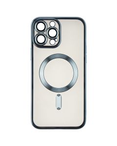 Чехол накладка для iPhone 13 Pro Max WAVE Metal Matte Case с магнитным кольцом MagSafe Синий (Sierra Blue)