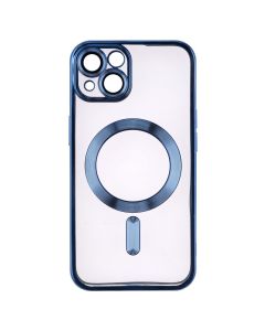 Чохол-накладка для iPhone 13 WAVE Metal Matte Case с магнітним кільцем MagSafe Синій (Midnight Blue)