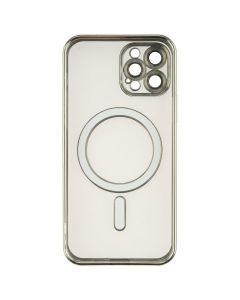 Чохол накладка для iPhone 12 Pro WAVE Metal Matte Case with Magnetic Ring MagSafe Сіра (Silver)