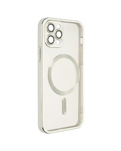 Чохол накладка для iPhone 12 Pro WAVE Metal Matte Case with Magnetic Ring MagSafe Сіра (Silver)