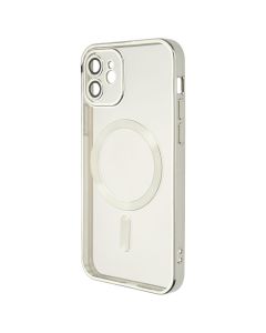 Чохол накладка для iPhone 12 WAVE Metal Matte Case with Magnetic Ring MagSafe Сіра (Silver)