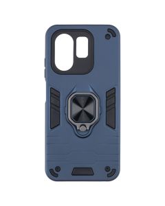 Чохол накладка для Infinix Hot 50i / Smart 9 Transformer Ring Синя (Dark Blue)