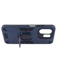 Чохол накладка для Infinix Hot 50i / Smart 9 Transformer Ring Синя (Dark Blue)
