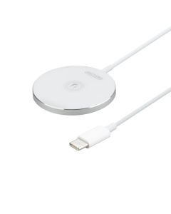 Зарядний пристрій бездротовий XO CX022 Магнітний (15W) 1.2м Білий (White)