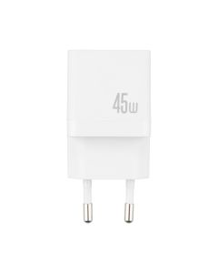 Зарядное устройство XO CE09 (USB-C) QC&PD3.0 45W 3A Белый (White)