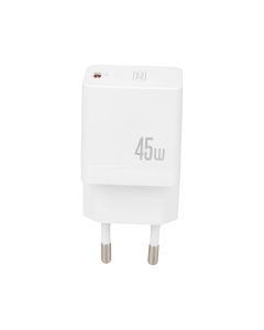 Зарядное устройство XO CE09 (USB-C) QC&PD3.0 45W 3A Белый (White)