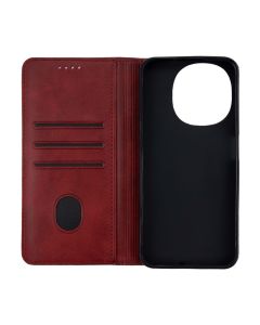 Чохол кейс для Tecno Spark Go 1/Pop 9/Go 2025 DM Book Case Leather Червоний (Red)
