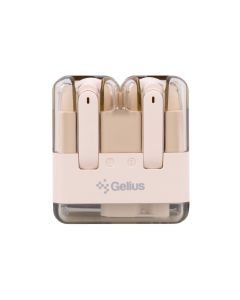 Бездротові навушники вкладиші Gelius Monster GP-TWS043 Бежеві (Biege)