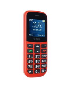 Мобільний телефон Sigma Comfort 50 CF115 EASY Червоний (Red)