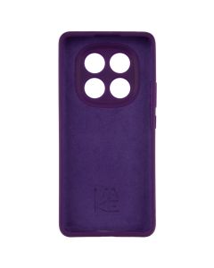 Чохол накладка для Xiaomi Redmi Note 14 Pro 5G / Poco X7 Silicone MakeFuture Фіолетова (Deep Purple)
