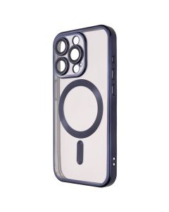 Чехол-накладка для iPhone 15 WAVE Metal Matte Case с магнитным кольцом MagSafe Синий (BlueTitanium)