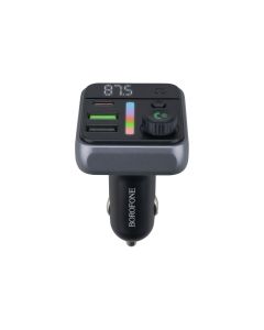 Fm-модулятор Borofone BC50 PD20W+QC3.0 BT 5.4 Total 38W Bluetooth Чорний (Black)