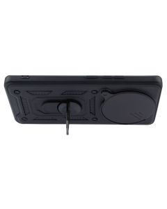 Чохол накладка для Xiaomi Redmi Note 14 Pro Camshield Serge Ring Чорна (Black)