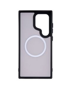 Чехол-накладка для Samsung S24 Ultra WAVE Matte Insane MagSafe Черный (Black)