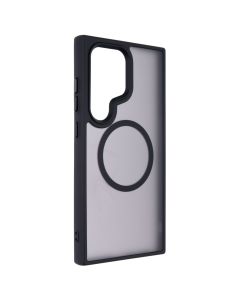 Чехол-накладка для Samsung S24 Ultra WAVE Matte Insane MagSafe Черный (Black)