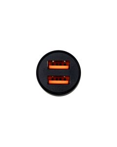Автомобільний зарядний пристрій Borofone BZ19 2USB Чорний (Black)