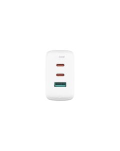 Зарядний пристрій Acefast A13 PD65W (2 USB-C + 1 USB) + кабель Type-C to Type-C Білий (White)