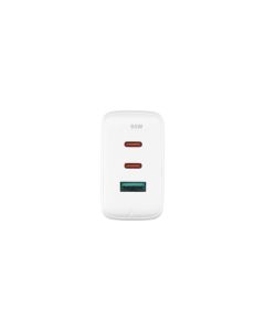 Зарядний пристрій Acefast A41 GaN (2 USB-C + 1 USB) PD 65W Білий (White)