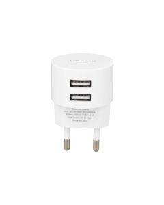 Зарядний пристрій Usams T20 (2 USB) 2.1A + кабель Type-C Білий (White)