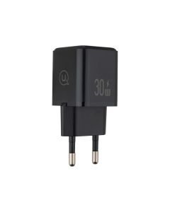 Зарядний пристрій Usams US-CC186 (USB-C) PD3.0 30W Чорний (Black)