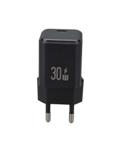 Зарядний пристрій Usams US-CC186 (USB-C) PD3.0 30W Чорний (Black)