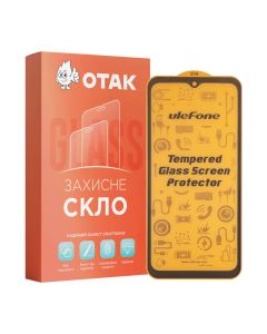 Защитное стекло для Ulefone Armor 22 3D Черное (Black)