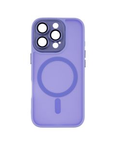 Чехол накладка для iPhone 16 Pro Lens Matte MagSafe Фиолетовый (Элегантный пурпурный)