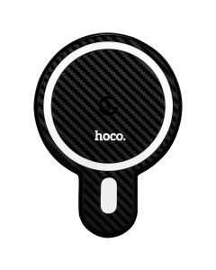 Автотримач Hoco CA85 15W з бездротовою зарядкою Чорний (Black)