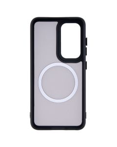 Чохол накладка для Samsung S23 WAVE Matte Insane MagSafe Чорна (Black)