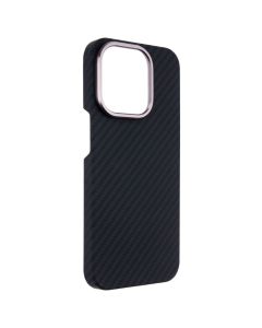 Чохол накладка для iPhone 14 Pro WAVE Carbon Slim Magsafe Чорна (Black)