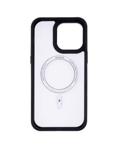 Чехол накладка для iPhone 14 Pro Max Proove Clear Essence Case MagSafe Черный (Black)