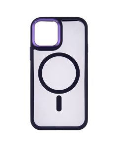 Чехол-накладка для iPhone 12/12 Pro Proove Clear Essence Case MagSafe Фиолетовый (Deep Purple)