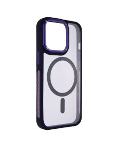 Чехол накладка для iPhone 13 Pro Proove Clear Essence Case MagSafe Фиолетовый (Deep Purple)