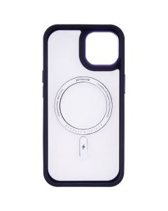 Чохол накладка для iPhone 14 Proove Clear Essence Case MagSafe Фіолетова (Deep Purple)